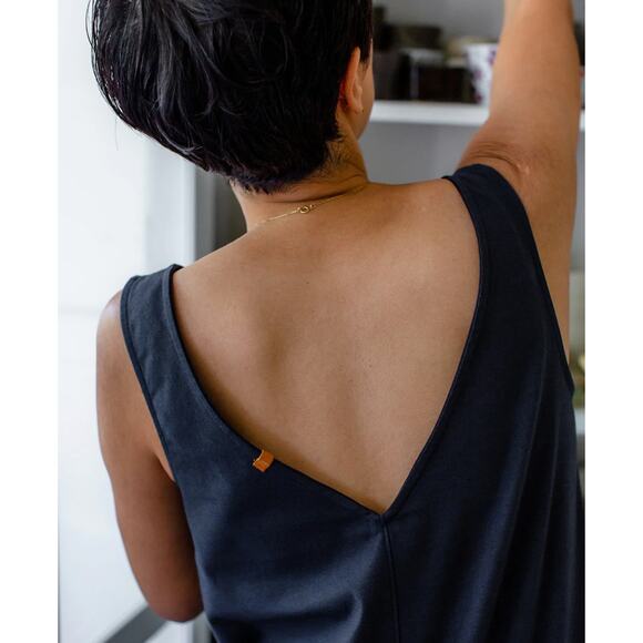 MERNA MAITA CHUNKY JUMPSUIT IN BLACK HANDMADE OVERALL WOMEN SIZE SMALL - Picture 6 of 16